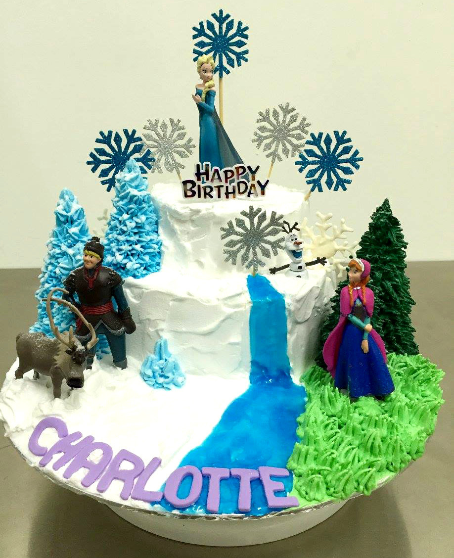 Frozen Cartoon Cake