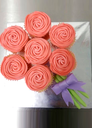 Romance Bouquet Cup Cake